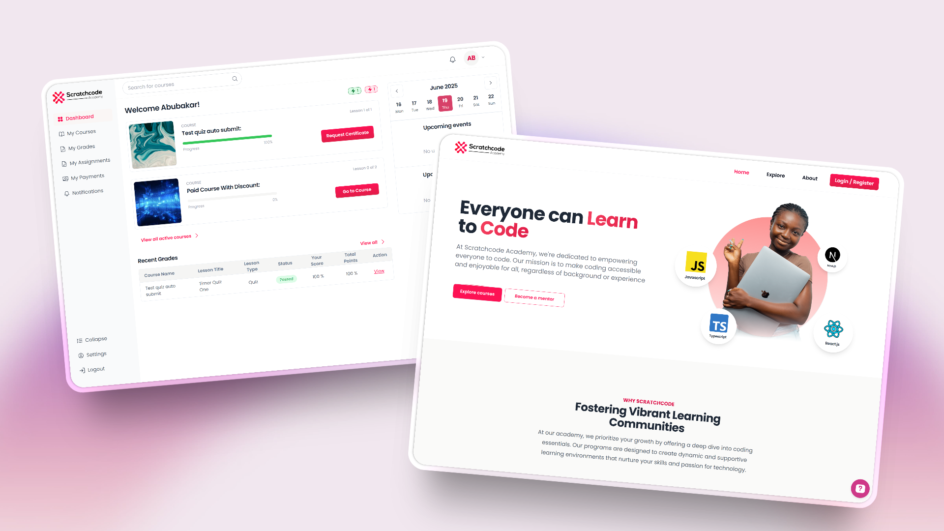 Scratchcode Academy preview